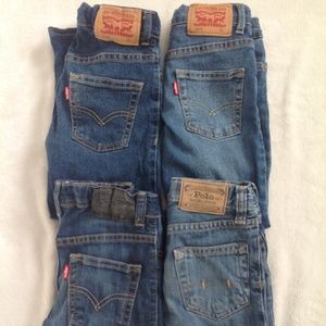 Kids jeans - LEVI'S and POLO R. Lauren (4 / 20$)